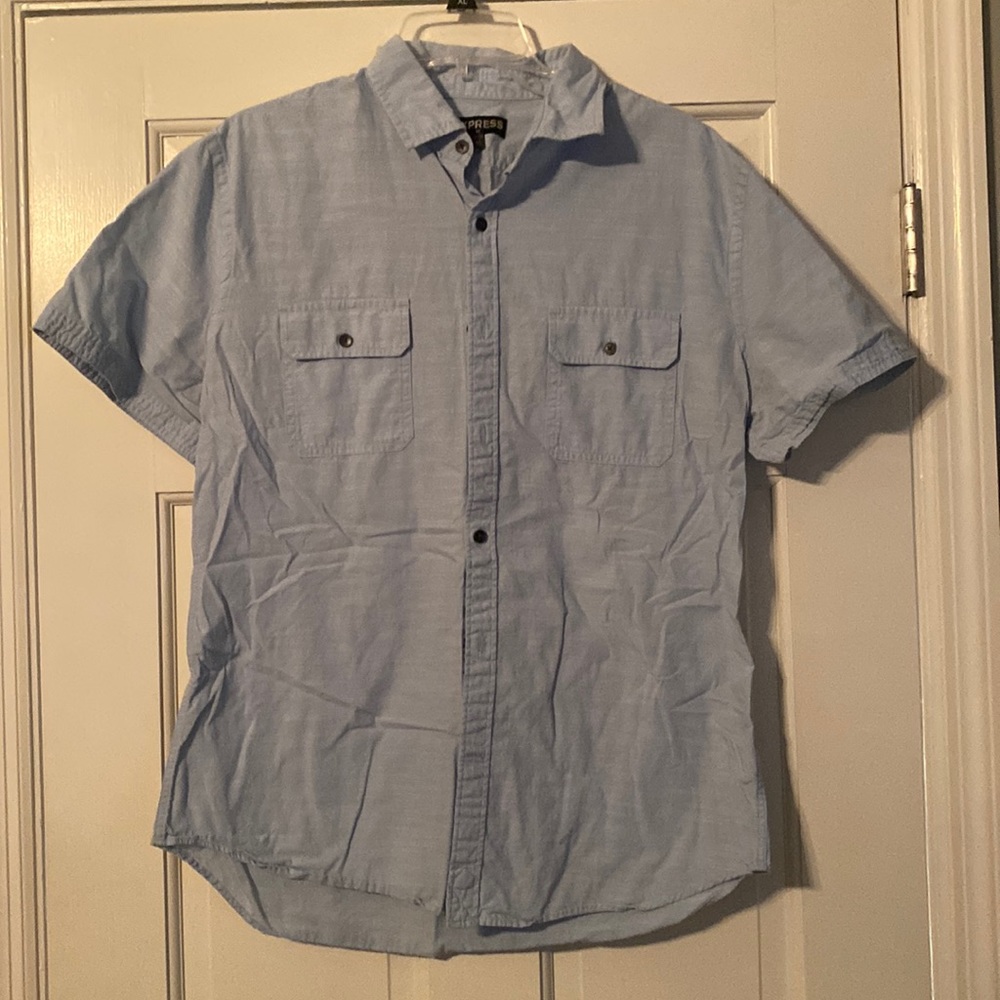 Express Mens short sleeve button down